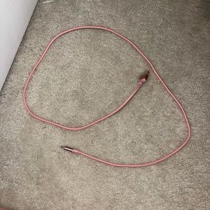 Pink IPhone Charging Chord